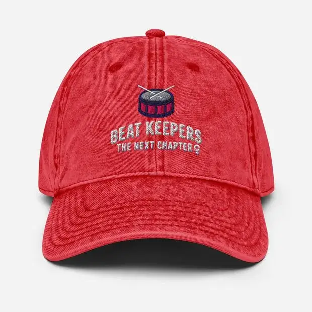 Vintage style Red Hat with Beat Keepers logo